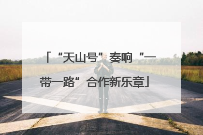 “天山号”奏响“一带一路”合作新乐章