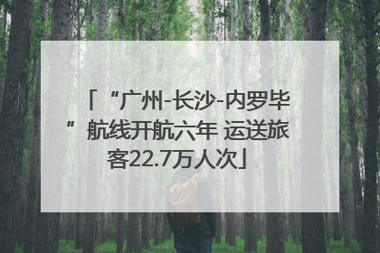 “广州-长沙-内罗毕”航线开航六年 运送旅客22.7万人次