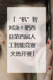 “机”智对决！肥西县第四届人工智能竞赛火热开赛