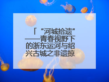 “河城拾遗”——青春视野下的浙东运河与绍兴古城之非遗掠影暨浙江传媒学院小学期来绍