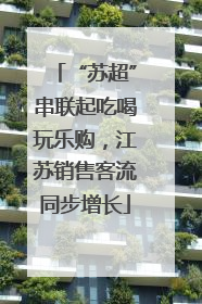 “苏超”串联起吃喝玩乐购，江苏销售客流同步增长
