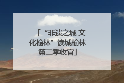 “非遗之城 文化榆林”读城榆林第二季收官