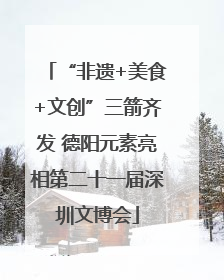 “非遗+美食+文创”三箭齐发 德阳元素亮相第二十一届深圳文博会