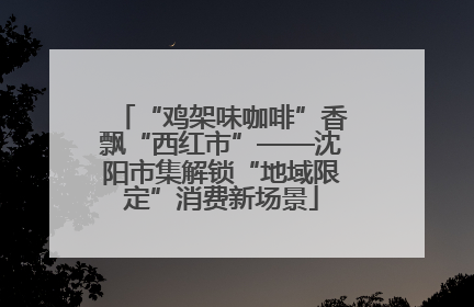 “鸡架味咖啡”香飘“西红市”——沈阳市集解锁“地域限定”消费新场景