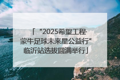 “2025希望工程·蒙牛足球未来星公益行”临沂站选拔圆满举行