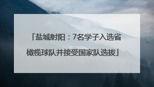 盐城射阳：7名学子入选省橄榄球队并接受国家队选拔