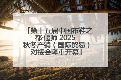 第十五届中国布鞋之都·偃师 2025 秋冬产销（国际贸易）对接会隆重开幕