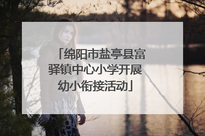 绵阳市盐亭县富驿镇中心小学开展幼小衔接活动