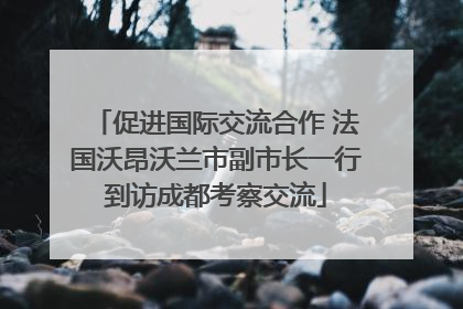 促进国际交流合作 法国沃昂沃兰市副市长一行到访成都考察交流