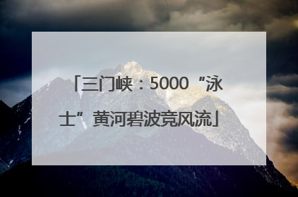 三门峡：5000“泳士”黄河碧波竞风流