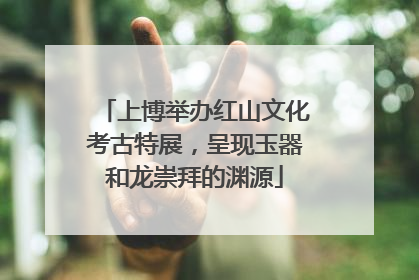 上博举办红山文化考古特展，呈现玉器和龙崇拜的渊源