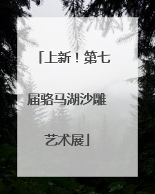 上新！第七届骆马湖沙雕艺术展