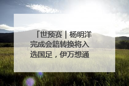 世预赛｜杨明洋完成会籍转换将入选国足，伊万想通了要打双后腰？