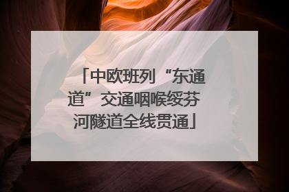 中欧班列“东通道”交通咽喉绥芬河隧道全线贯通