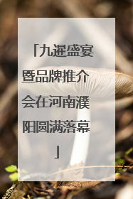 九暹盛宴暨品牌推介会在河南濮阳圆满落幕