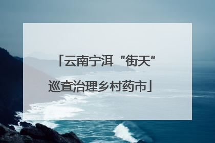 云南宁洱“街天”巡查治理乡村药市