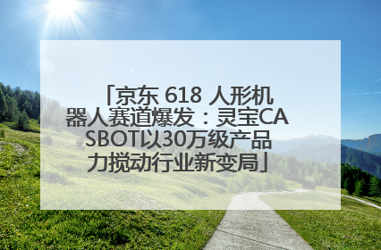 京东 618 人形机器人赛道爆发：灵宝CASBOT以30万级产品力搅动行业新变局
