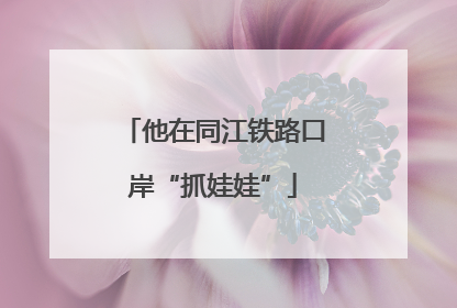 他在同江铁路口岸“抓娃娃”