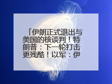 伊朗正式退出与美国的核谈判！特朗普：下一轮打击更残酷！以军：伊朗革命卫队空军高层指挥系统已被击垮