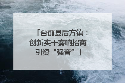 台前县后方镇：创新实干奏响招商引资“强音”