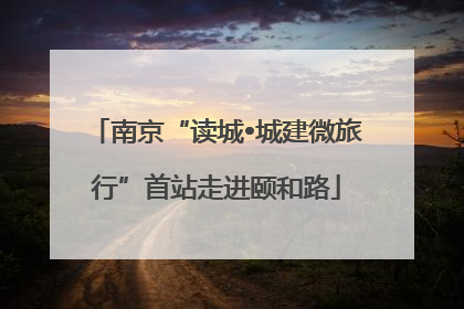 南京“读城•城建微旅行”首站走进颐和路