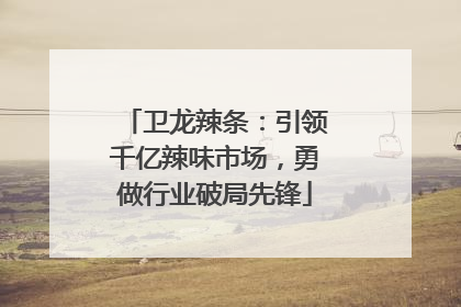 卫龙辣条：引领千亿辣味市场，勇做行业破局先锋