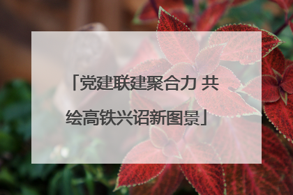 党建联建聚合力 共绘高铁兴诏新图景