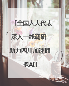 全国人大代表深入一线调研 助力四川加速拥抱AI