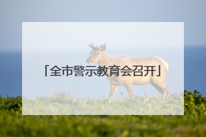 全市警示教育会召开