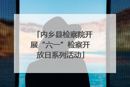 内乡县检察院开展“六一”检察开放日系列活动