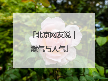 北京网友说｜燃气与人气