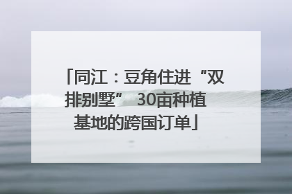 同江：豆角住进“双排别墅” 30亩种植基地的跨国订单