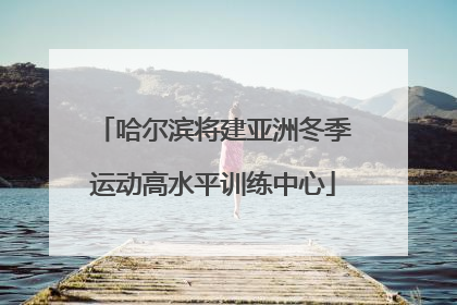 哈尔滨将建亚洲冬季运动高水平训练中心