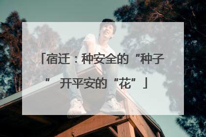宿迁：种安全的“种子” 开平安的“花”