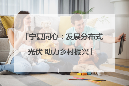 宁夏同心：发展分布式光伏 助力乡村振兴