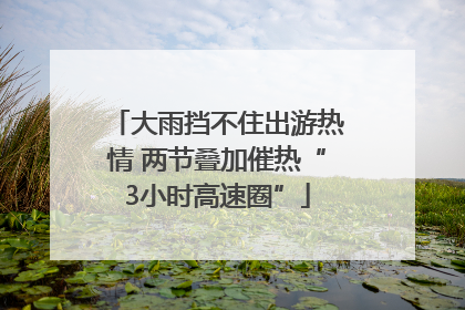 大雨挡不住出游热情 两节叠加催热“3小时高速圈”