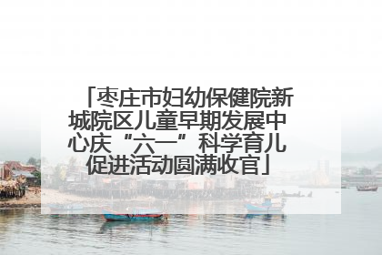 枣庄市妇幼保健院新城院区儿童早期发展中心庆“六一”科学育儿促进活动圆满收官