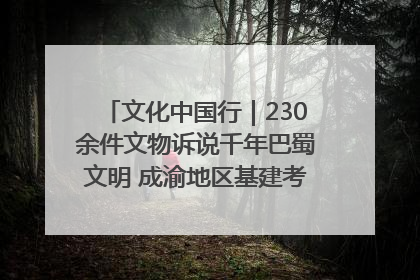 文化中国行｜230余件文物诉说千年巴蜀文明 成渝地区基建考古成果展开展