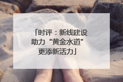 时评：新线建设助力“黄金水道”更添新活力