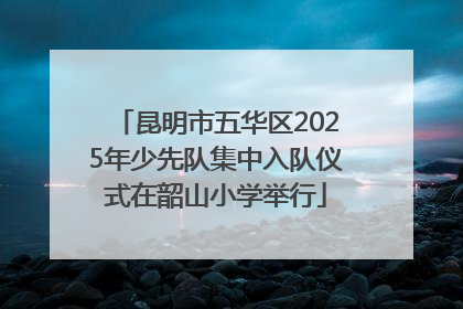 昆明市五华区2025年少先队集中入队仪式在韶山小学举行
