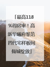 最高118%得房率！高新华曦府峯范四代宅样板间倾城绽放