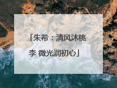 朱希：清风沐桃李 微光润初心