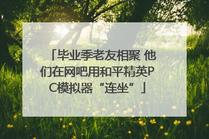 毕业季老友相聚 他们在网吧用和平精英PC模拟器“连坐”