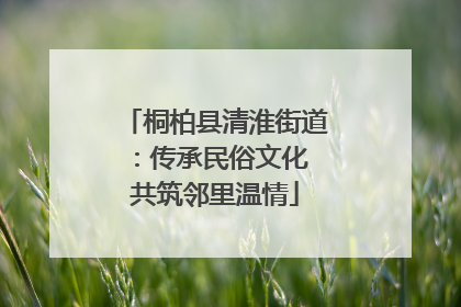 桐柏县清淮街道：传承民俗文化 共筑邻里温情