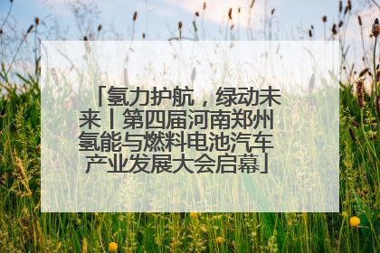 氢力护航，绿动未来丨第四届河南郑州氢能与燃料电池汽车产业发展大会启幕