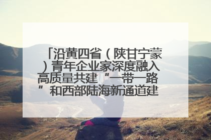 沿黄四省（陕甘宁蒙）青年企业家深度融入高质量共建“一带一路”和西部陆海新通道建设战略合作交流会在甘肃兰州召开