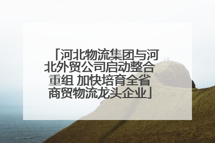 河北物流集团与河北外贸公司启动整合重组 加快培育全省商贸物流龙头企业