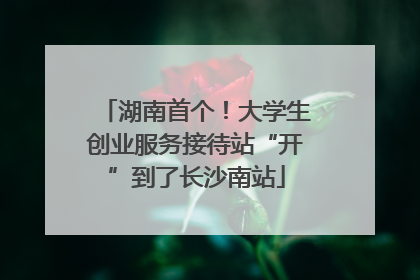 湖南首个！大学生创业服务接待站“开”到了长沙南站