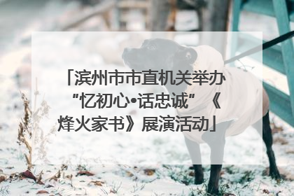 滨州市市直机关举办“忆初心•话忠诚”《烽火家书》展演活动