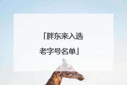胖东来入选老字号名单